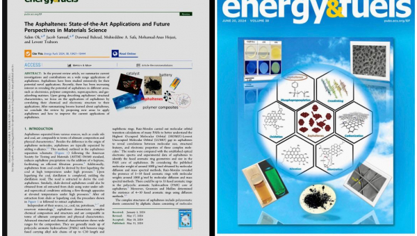 Our new publication on the cover of  ACS Energy and Fuels
